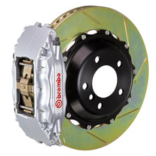 Load image into Gallery viewer, Brembo Brembo 00-06 Suburban Front GT BBK 4 Piston Cast 2pc 355x32 2pc Rotor Slotted Type1-Silver