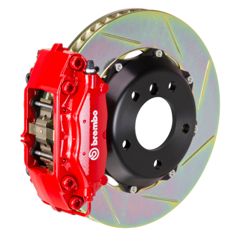 Brembo Brembo 05-11 Elise (Excl 4-Caliper Equipped) Fr GT BBK 4Pist Cast 2pc 328x28 2pc Rtr Slot Type1-Red