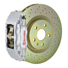 Load image into Gallery viewer, Brembo Brembo 05-14 Mustang GT Excl non-ABS Equipped Fr GT BBK 4Pist Cast 2pc 355x32 1pc Rtr Drill-Silver