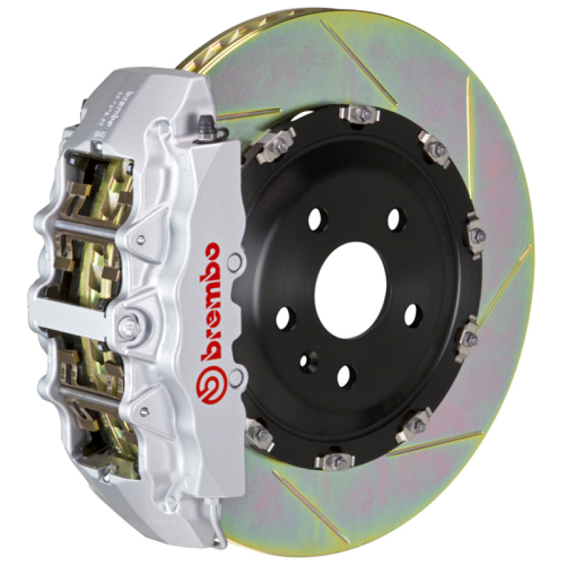 Brembo Brembo 06-11 ML320 Front GT BBK 8 Piston Cast 380x34 2pc Rotor Slotted Type1-Silver