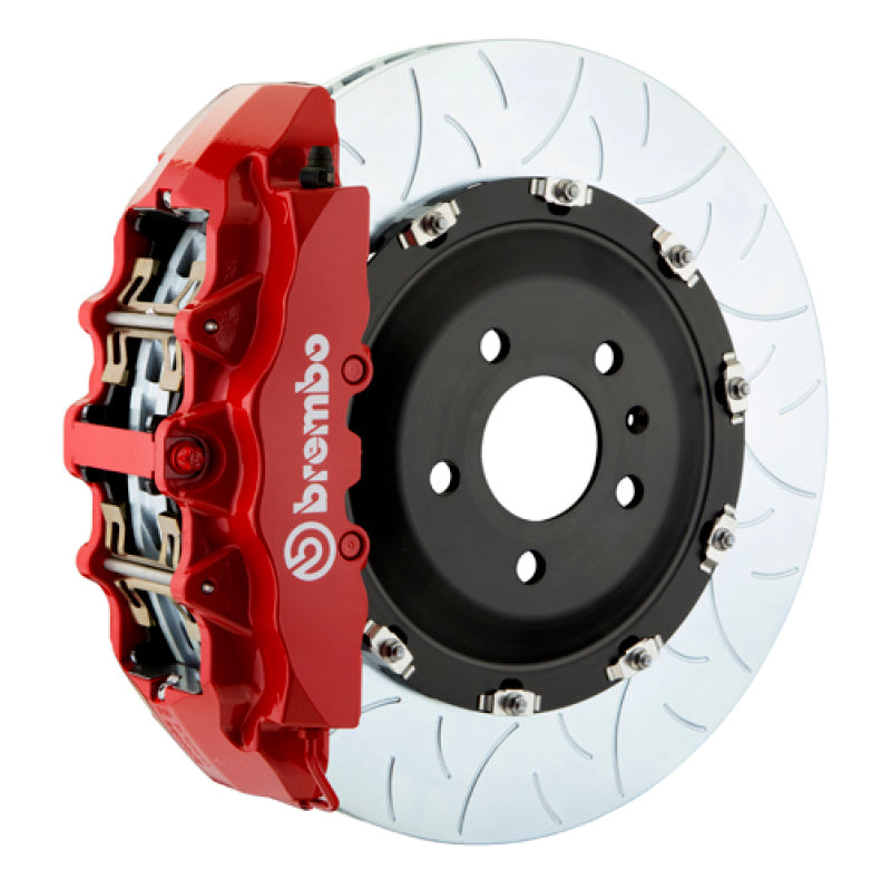 Brembo Brembo 08-14 Challenger SRT-8 Fr GT BBK 6Pis Cast 380x34 2pc Rotor Slotted Type3-Red