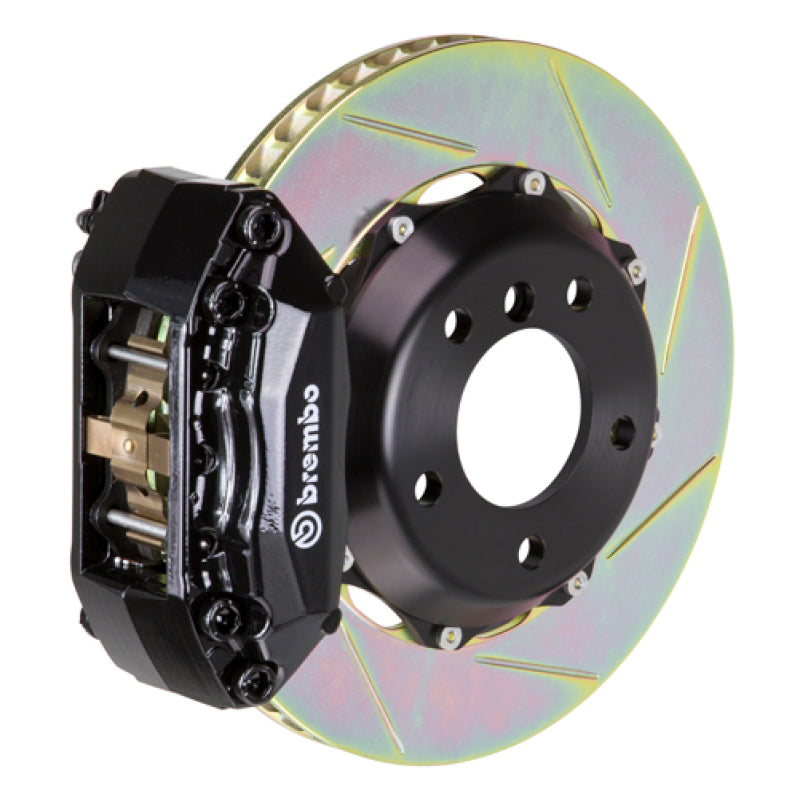 Brembo Brembo 10-19 Fiesta Front GT BBK 4 Piston Cast 2pc 328x28 2pc Rotor Slotted Type-1-Black