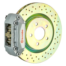 Load image into Gallery viewer, Brembo Brembo 12-19 Fiat 500 Pop/Abarth Front GT BBK 4 Piston Cast 2pc 28 5x28 1pc Rotor Drilled-Silver