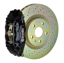 Load image into Gallery viewer, Brembo Brembo 82-89 6-Series Front GT BBK 4 Piston Cast 2pc 332x32 1pc Rotor Drilled-Black