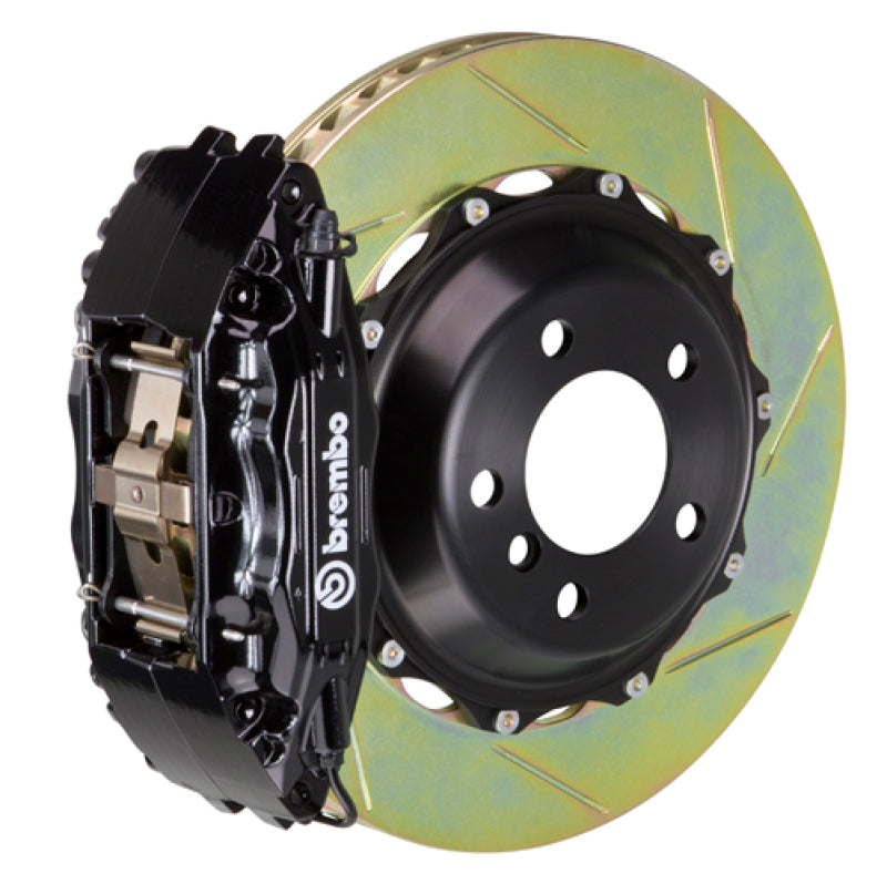 Brembo Brembo 91-96 Stealth R/T AWD Front GT BBK 4 Piston Cast 2pc 355x32 2pc Rotor Slotted Type1 -Black