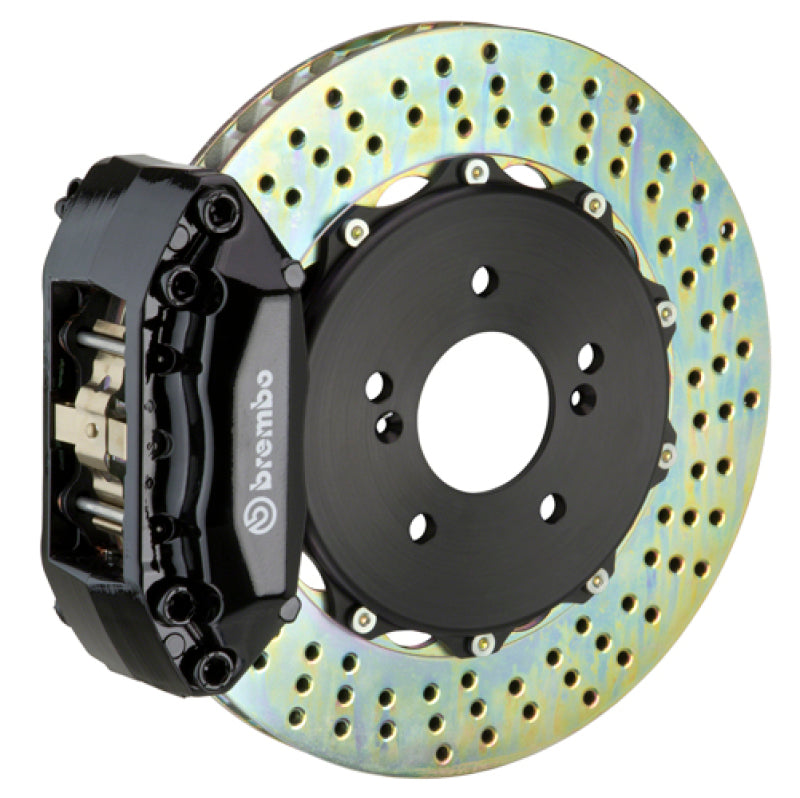 Brembo Brembo 92-98 318i/325i (Excl. xDrive) Front GT BBK 4 Piston Cast 2pc 320x28 2pc Rotor Drilled-Black