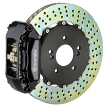 Load image into Gallery viewer, Brembo Brembo 92-98 318i/325i (Excl. xDrive) Front GT BBK 4 Piston Cast 2pc 320x28 2pc Rotor Drilled-Black