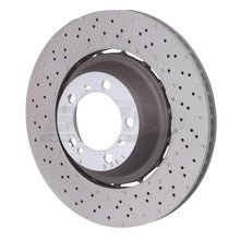 Load image into Gallery viewer, SHW 14-19 Porsche 911 Turbo 3.8L w/o Ceramics Left Rear Drilled-Dimpled LW Brake Rotor (99135240703)-Brake Rotors - Drilled-SHW Performance-0048544886445-