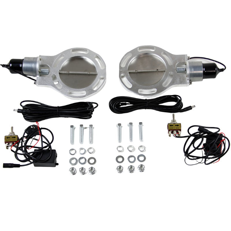 Granatelli 4.0in Dual Electronic Exhaust Cutout (Cutout Only) Granatelli Motor Sports