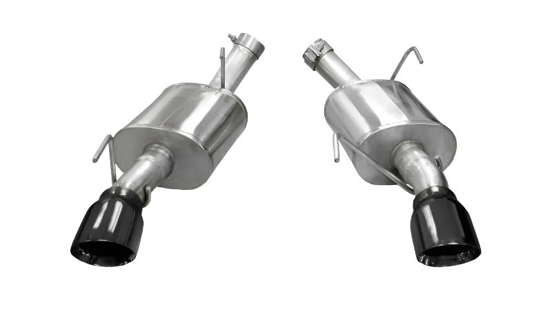 Corsa 05-10 Ford Mustang Shelby GT500 5.4L V8 Black Xtreme Axle-Back Exhaust CORSA Performance