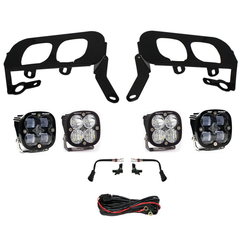 Baja Designs 14-15 Silverado 1500 White Fog Pocket Kit - Amber-Fog Lights-Baja Designs-810031740116-
