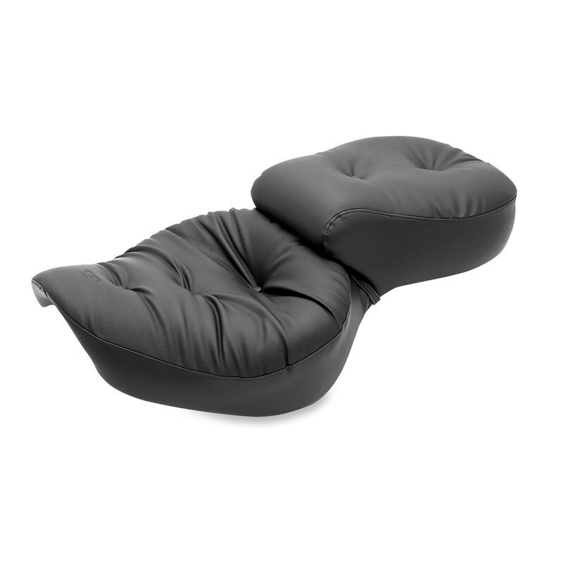 Mustang 06-17 Harley Dyna Wide Touring 1PC Seat Regal - Black Mustang Motorcycle