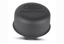 Load image into Gallery viewer, Ford Racing Black Crinkle Finish Breather Cap w/ Ford Mustang Logo Ford Racing