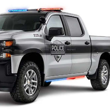 Load image into Gallery viewer, Putco 15-24 Chevrolet Silverado Blade Rocker Sideliners - Blue &amp; White w/ White Override-Light Mounts-Putco