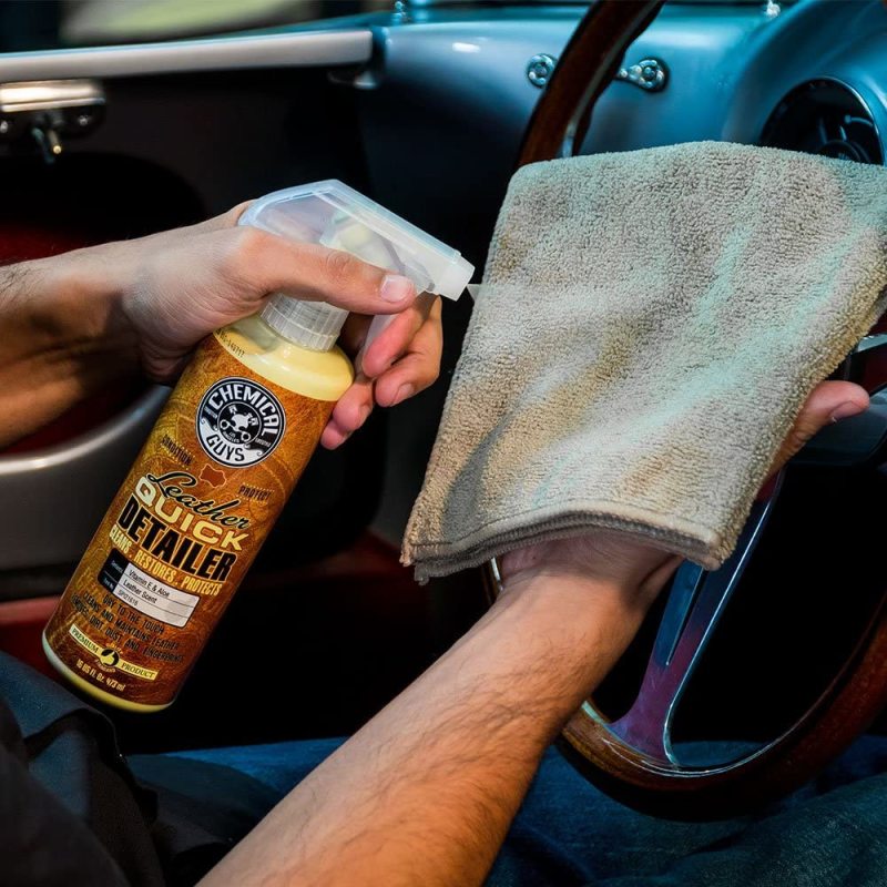 Chemical Guys Leather Quick Detailer Care Spray - Matte Finish - 16oz Chemical Guys