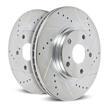 Load image into Gallery viewer, Power Stop 2006 BMW 330i Rear Evolution Drilled &amp; Slotted Rotors - Pair-Brake Rotors - Slot &amp; Drilled-PowerStop