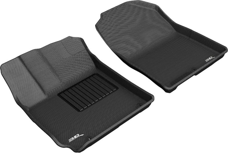 3D MAXpider 2018-2020 Hyundai Kona Kagu 1st Row Floormat - Black 3D MAXpider