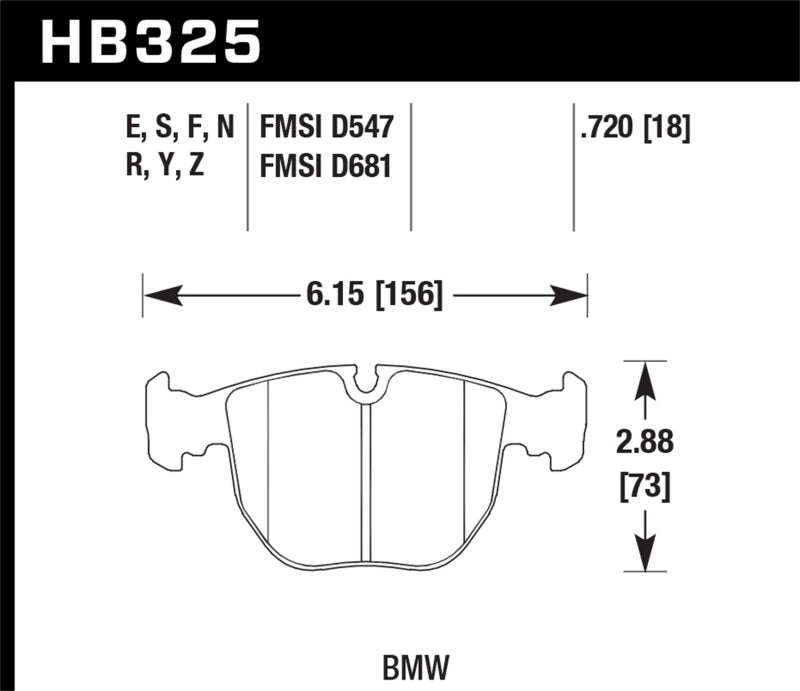 Hawk HPS Street Brake Pads-Brake Pads - Performance-Hawk Performance