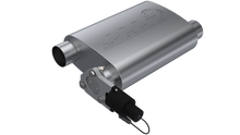 Load image into Gallery viewer, QTP 2.5in Weld-On 304SS Reverse Screamer Muffler w/Bolt-On QTEC Electric Cutout QTP