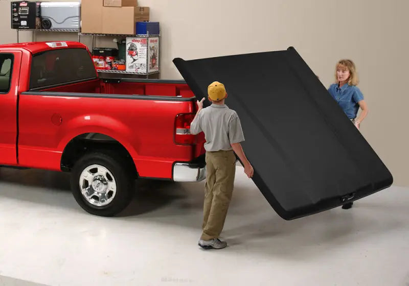 UnderCover 2021 Ford F-150 Ext/Crew Cab 6.5ft Elite Bed Cover - Black Textured Undercover