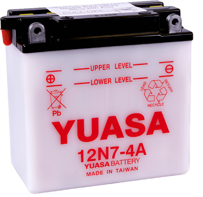 Yuasa 12N7-4A Conventional 12 Volt Battery-Batteries-Yuasa Battery