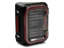 Load image into Gallery viewer, Raxiom 07-18 Jeep Wrangler JK Axial Series LED Halo Tail Lights- Black Housing (Dark Smoked Lens) Raxiom