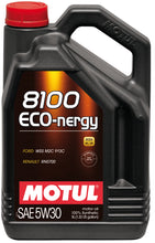 Load image into Gallery viewer, Motul 5L Synthetic Engine Oil 8100 5W30 ECO-NERGY - Ford 913C - Black Ops Auto Works