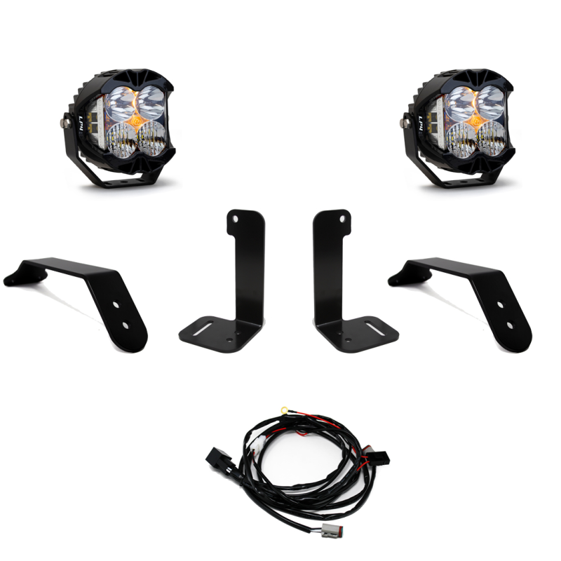 Baja Designs 2018+ Jeep JL/JT Dual LP4 Auxiliary Light Kit-Light Bars & Cubes-Baja Designs-810031742172-