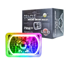 Load image into Gallery viewer, Oracle Pre-Installed Lights 7x6 IN. Sealed Beam - ColorSHIFT Halo ORACLE Lighting
