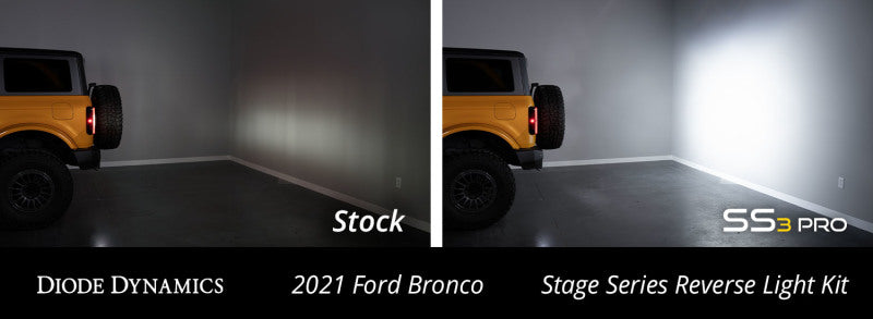 Diode Dynamics 21-22 Ford Bronco C2 Pro Stage Series Reverse Light Kit Diode Dynamics