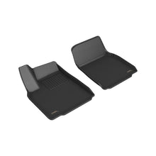Load image into Gallery viewer, 3D MAXpider 2022 Tesla Model X Kagu 1st Row Floormat - Black-Floor Mats - Rubber-3D MAXpider