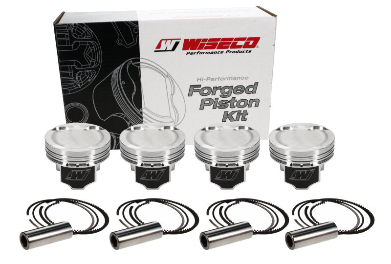 Wiseco Honda S2000 -10cc Dish 87mm Bore Piston Shelf Stock Kit - Black Ops Auto Works