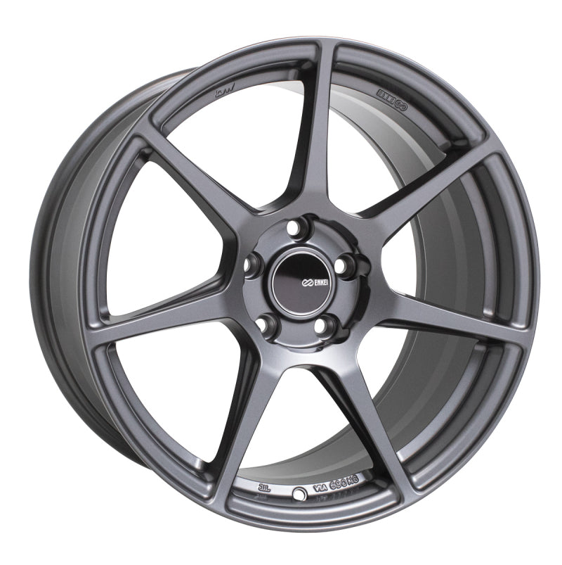 Enkei TFR 18x8.5 5x114.3 38mm Offset 72.6 Bore Diameter Matte Gunmetal Wheel-Wheels - Cast-Enkei
