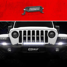 Load image into Gallery viewer, XK Glow Razor Light Bar Auxiliary High Beam Driving No Wire &amp; Switch 6in-Light Accessories and Wiring-XKGLOW