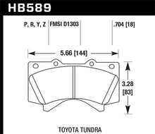 Load image into Gallery viewer, Hawk 08-21 Toyota Land Cruiser HP Plus Brake Pad Set Hawk Performance
