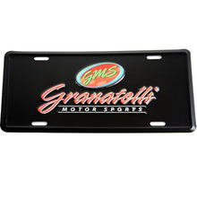 Load image into Gallery viewer, Granatelli Granatelli Motor Sports Aluminum License Plate - Black Face &amp; Full Color Logo Granatelli Motor Sports