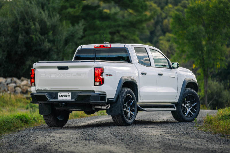 MBRP 2023+ Chevy Colorado/GMC Canyon Aluminized Steel 3in Cat-Back Single Side Exit - Black-Catback-MBRP