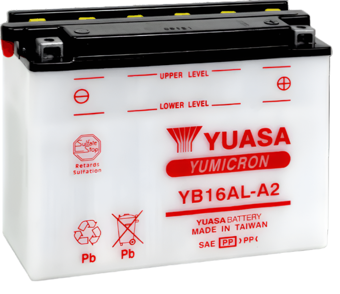 Yuasa YB16AL-A2 Yumicron 12 Volt Battery-Batteries-Yuasa Battery