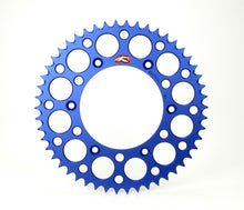 Load image into Gallery viewer, Renthal 02-22 Suzuki RM 85/ 93-18 Yamaha YZ80/YZ 85 Rear Grooved Sprocket - Blue 428-47P Teeth - Black Ops Auto Works