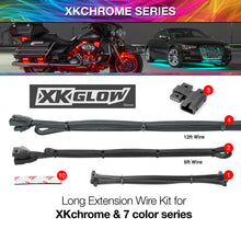 Load image into Gallery viewer, XK Glow Extension Wire Kit for XKchrome &amp; 7 Color Series for Car-Wiring Connectors-XKGLOW