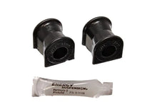Load image into Gallery viewer, Energy Suspension 70-78 Nissan 240Z/260Z/280Z Black 16mm Front Sway Bar Frame Bushings Energy Suspension