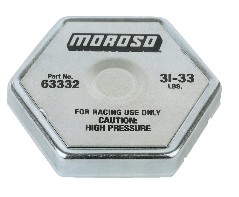 Moroso Racing Radiator Cap - 31-33lbs-Radiator Caps-Moroso