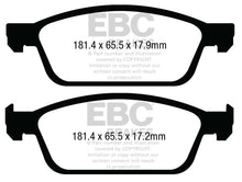 Load image into Gallery viewer, EBC 13+ Ford Escape 1.6 Turbo 4WD Yellowstuff Front Brake Pads-Brake Pads - Performance-EBC