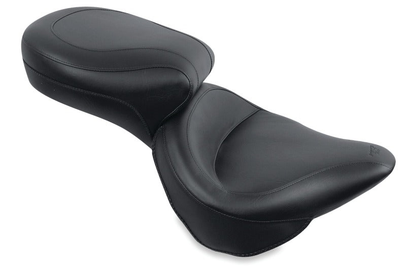 Mustang 84-06 Harley Standard Rear Tire Wide Touring 1PC Seat - Black Mustang Motorcycle