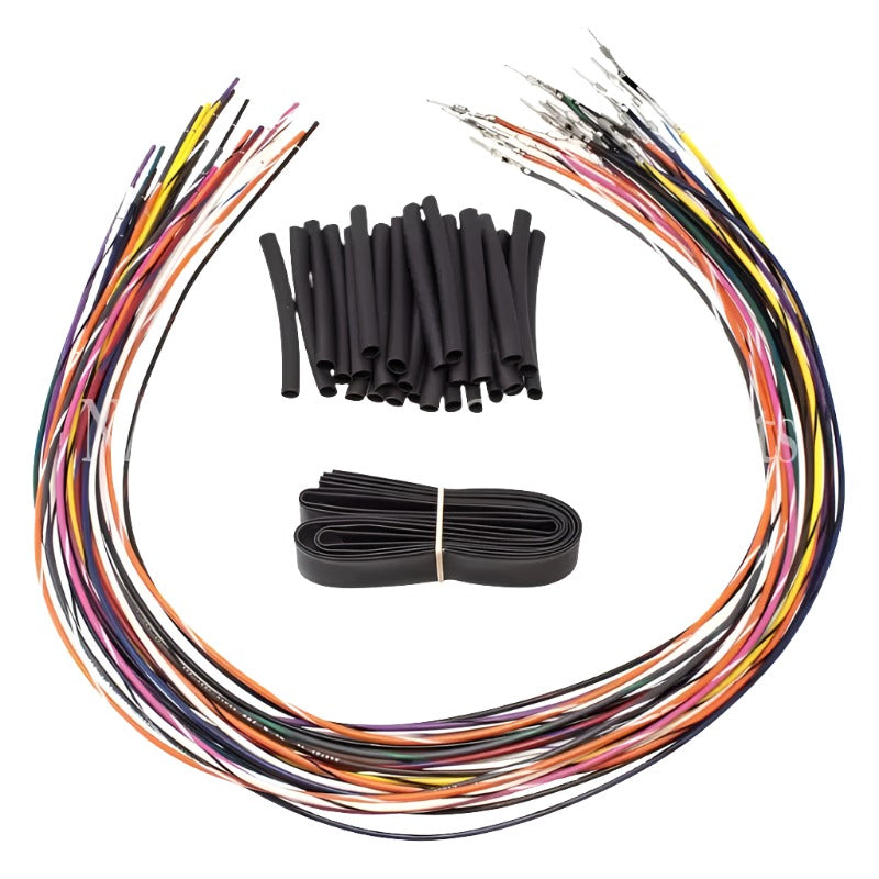 NAMZ 07-13 Baggers (Excl TBW) Handlebar Switch Wire Extensions 24in. (Cut & Solder/Max 20in. Apes) NAMZ