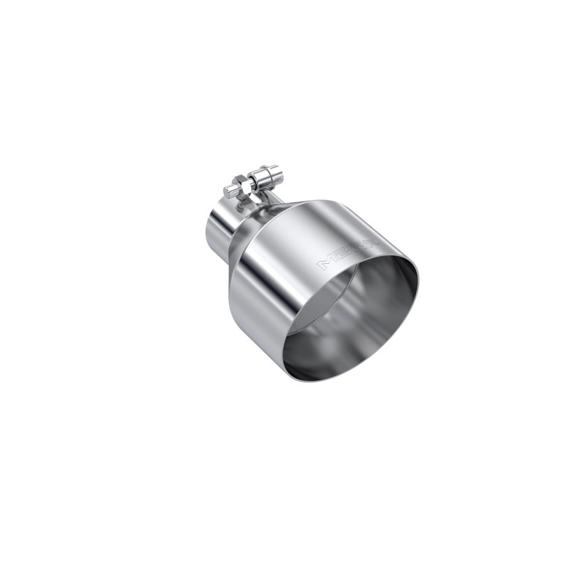 MBRP Universal T304 Stainless Steel Tip 2.5in ID / 5in OD Out / 6.5in Length Angle Cut Single Wall MBRP