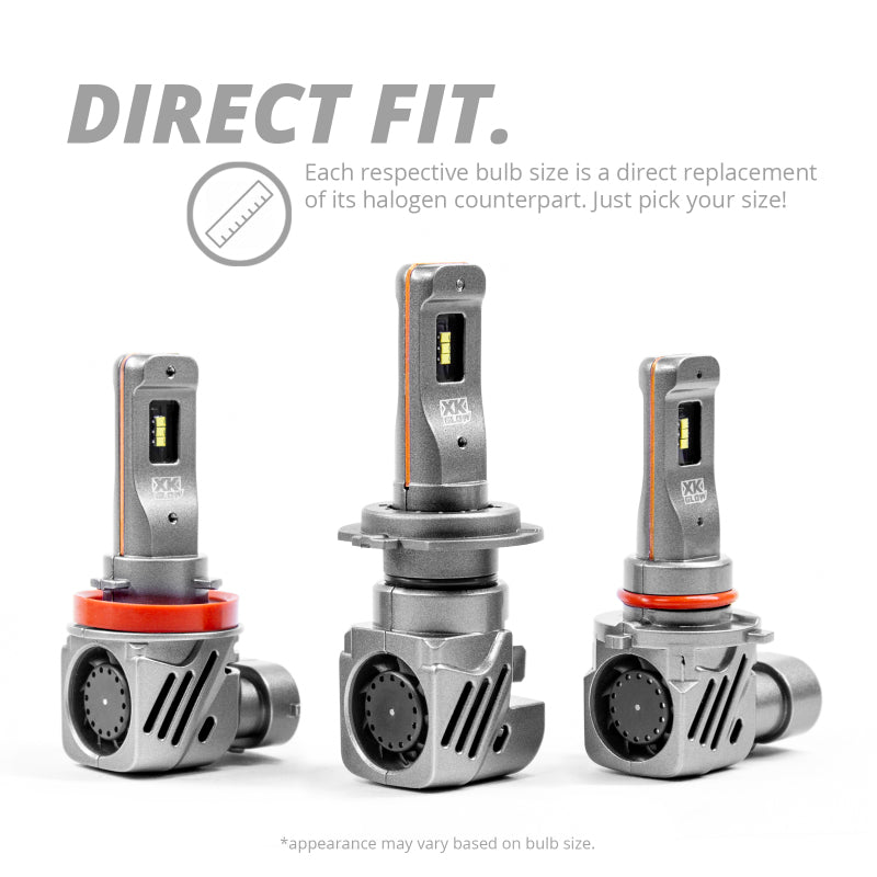 XK Glow H7 IGNITE Series Compact LED Bulb Kit-Bulbs-XKGLOW