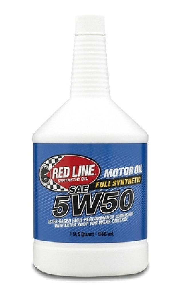 Red Line 5W50 Motor Oil - Quart Red Line