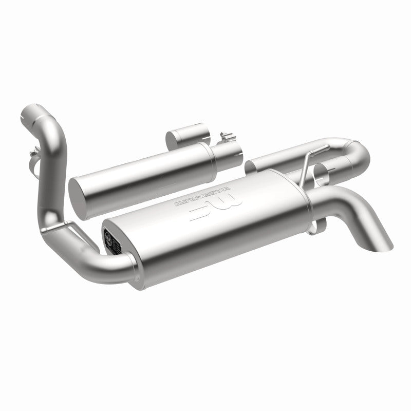 MagnaFlow 18-23 Jeep Wrangler JL 2.0L/3.6L Overland Series Axle-Back Exhaust-Axle Back-Magnaflow