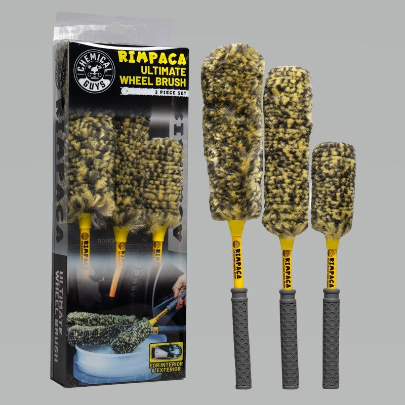 Chemical Guys Rimpaca Ultimate Wheel Brush Set - 3 Pcs - Chemical Guys CHGACC617